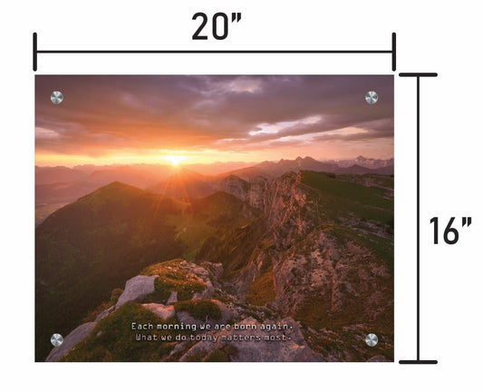 Light of Dawn  w/ Quote