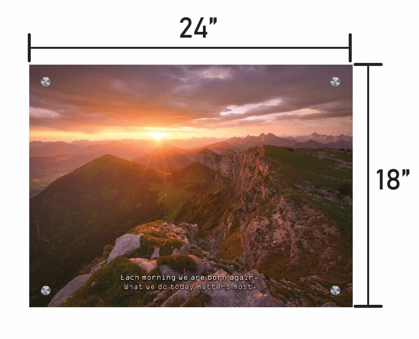 Light of Dawn  w/ Quote