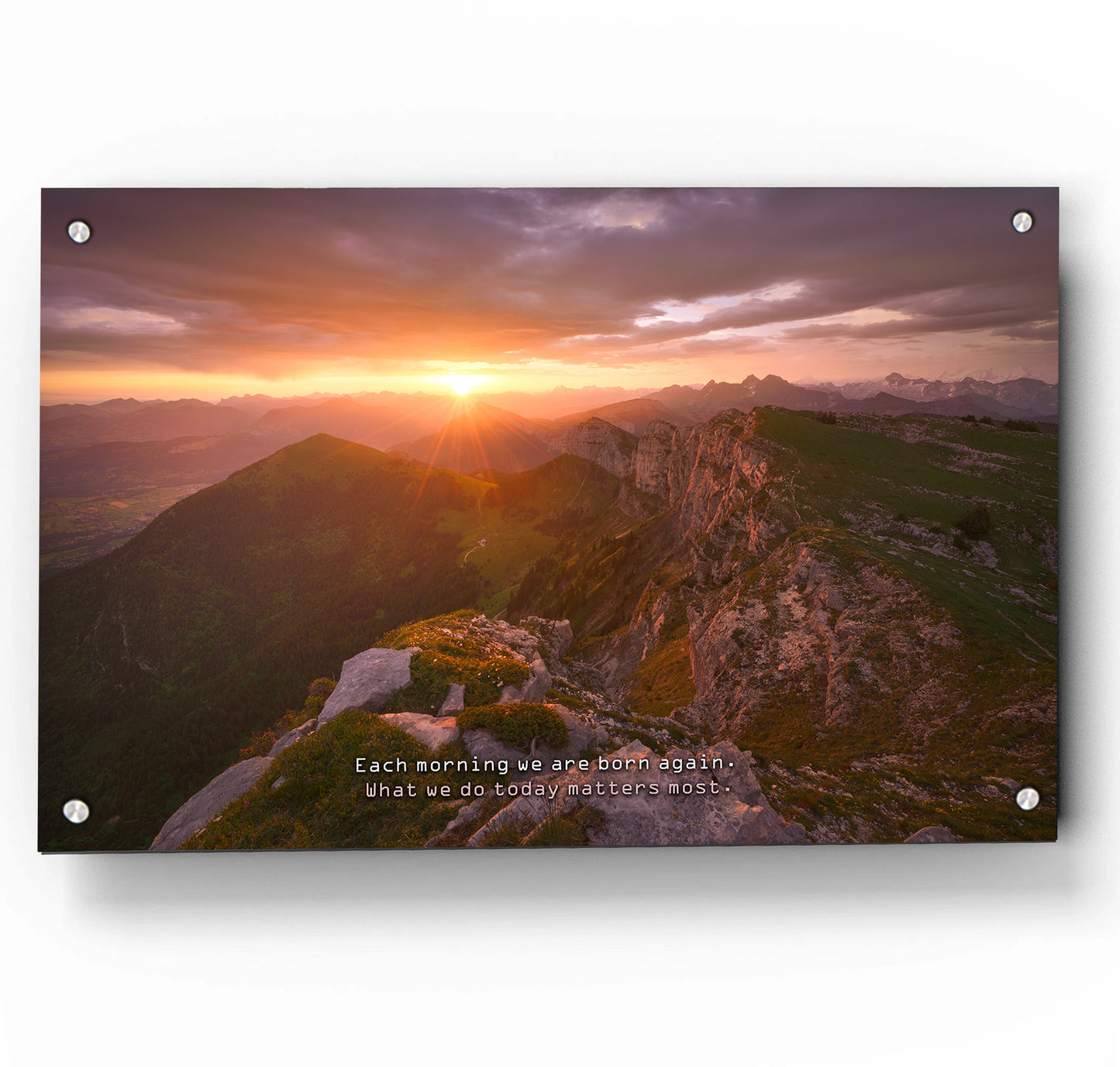 Light of Dawn  w/ Quote