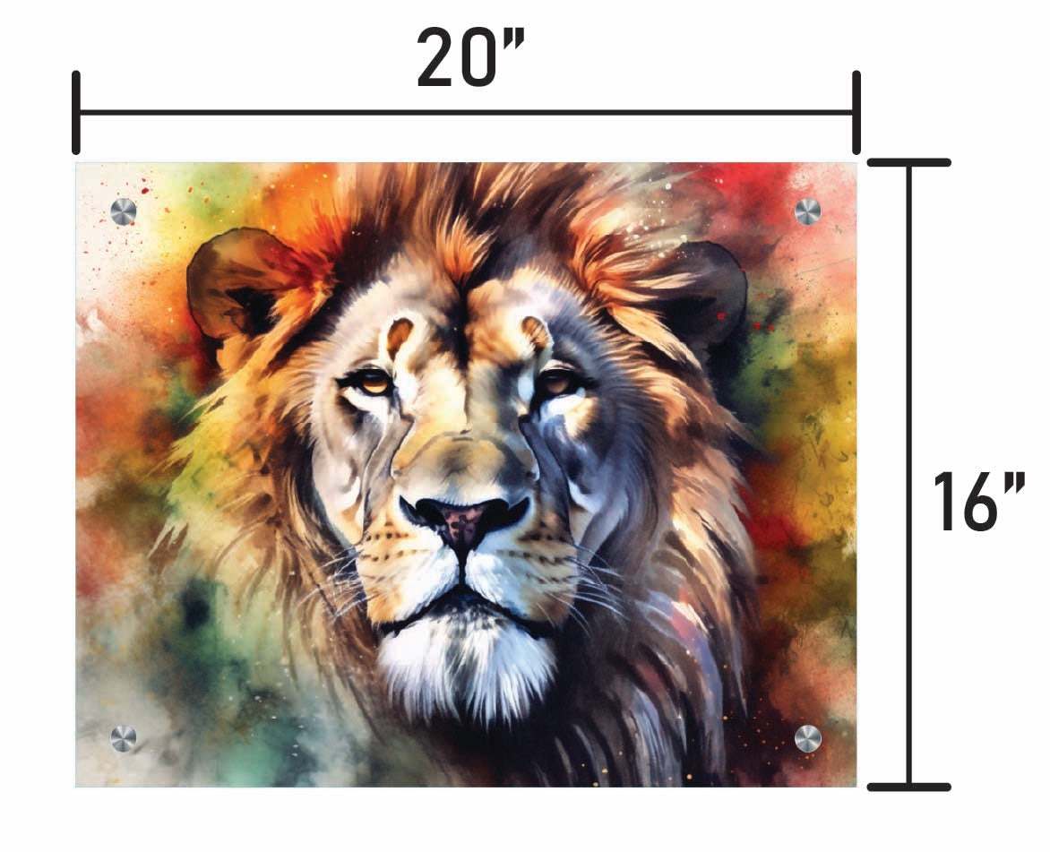 Lion Water Color