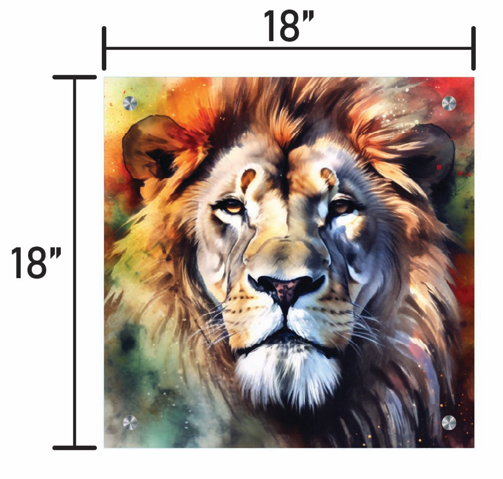 Lion Water Color