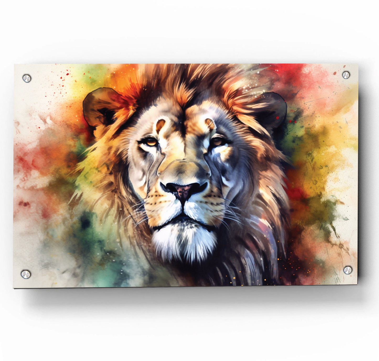 Lion Water Color