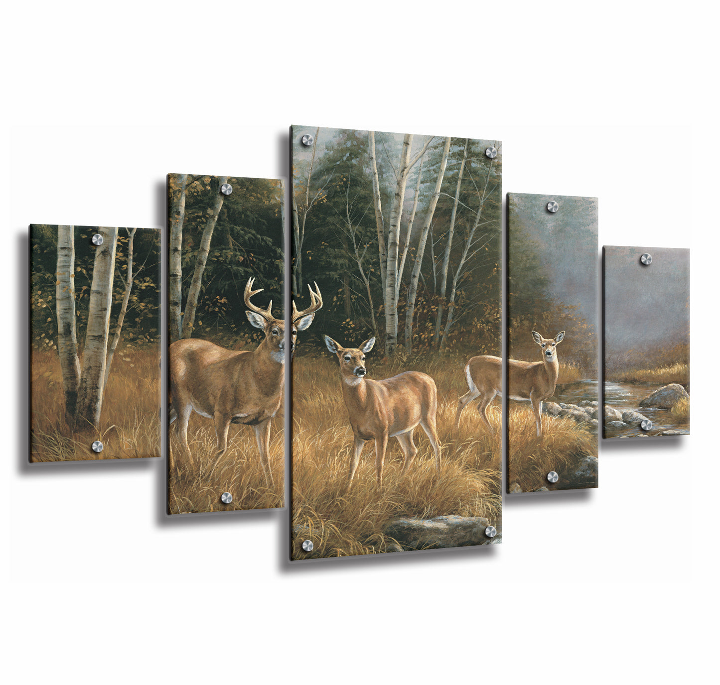 October Mist-Whitetail Deer