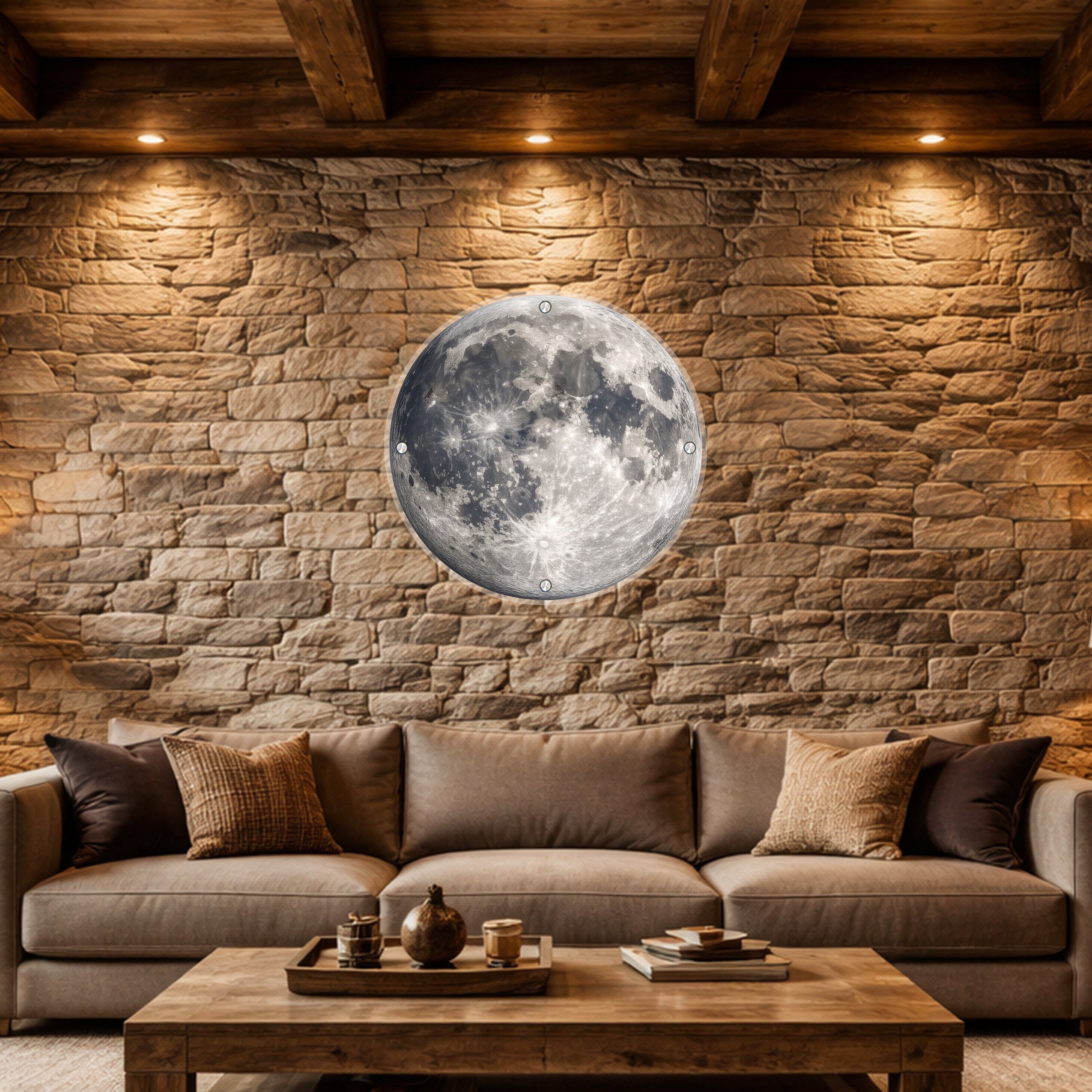 Moon Sculpture – Acrylic Wall Art