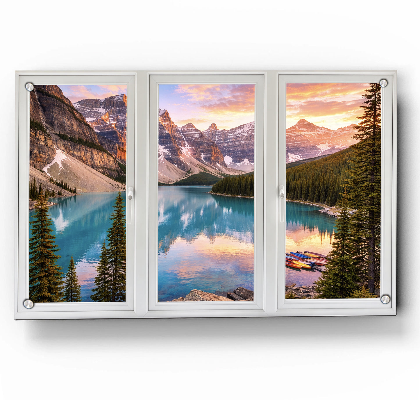 Moraine Lake - Three Panel