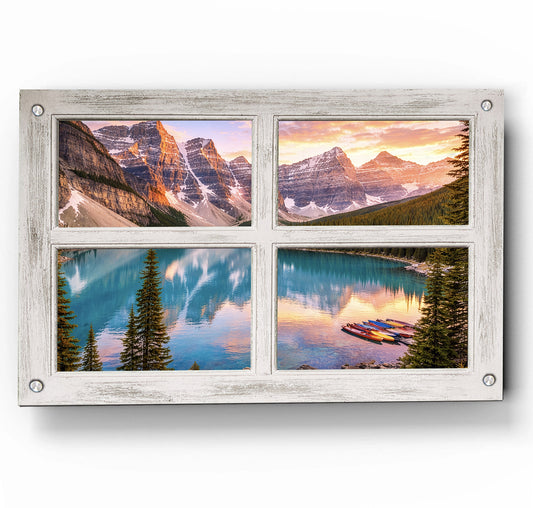 Moraine Lake Firefly- Four Panel Window