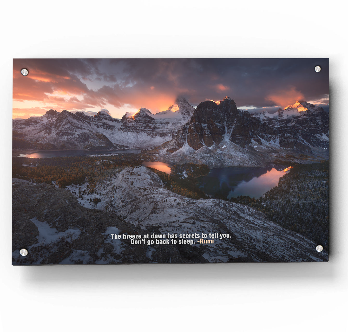 Morning Radiance  w/ Quote