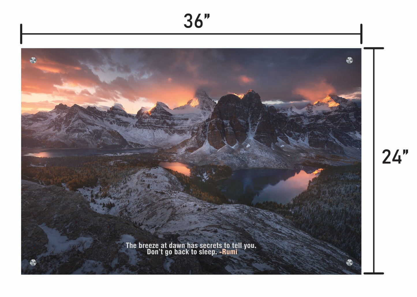 Morning Radiance  w/ Quote