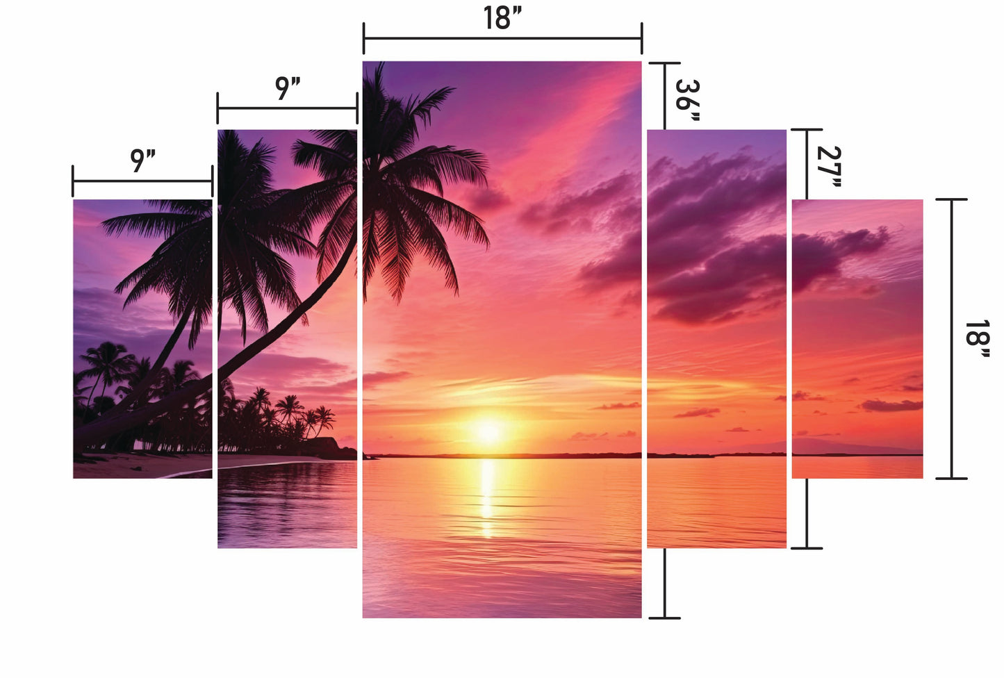 Tropical Sunset Original