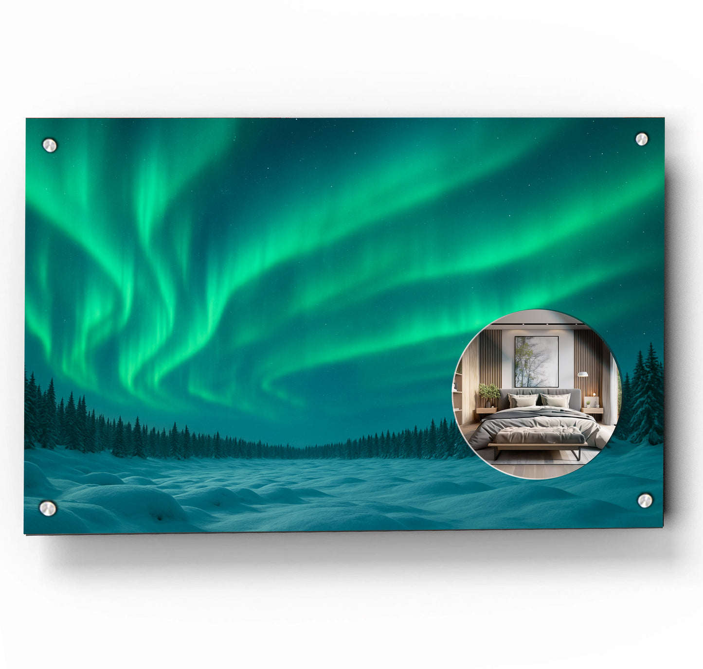 Northern Lights w/ Mirror