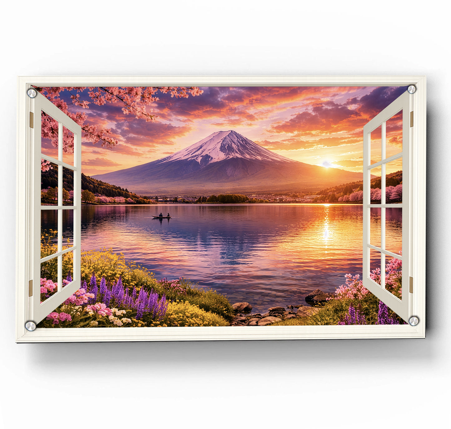 Pink Mont Fuji Firefly- Open Hinged
