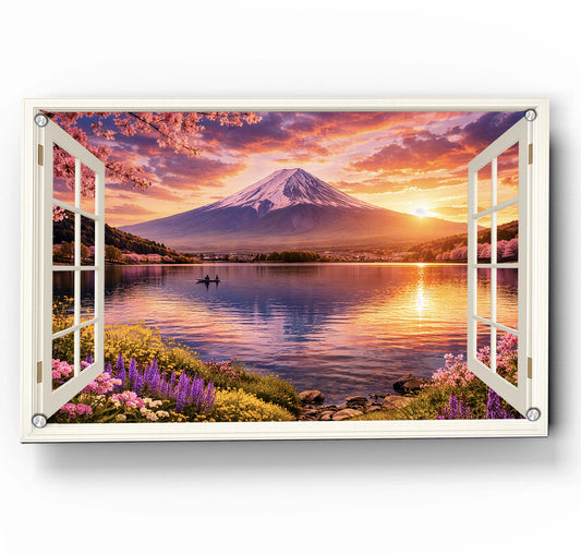 Pink Mont Fuji Firefly- Open Hinged