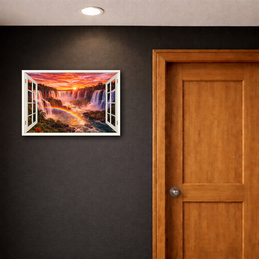Iguazu Falls Sunset Window