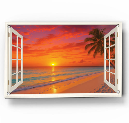 Sea Sunset- Open Hinged