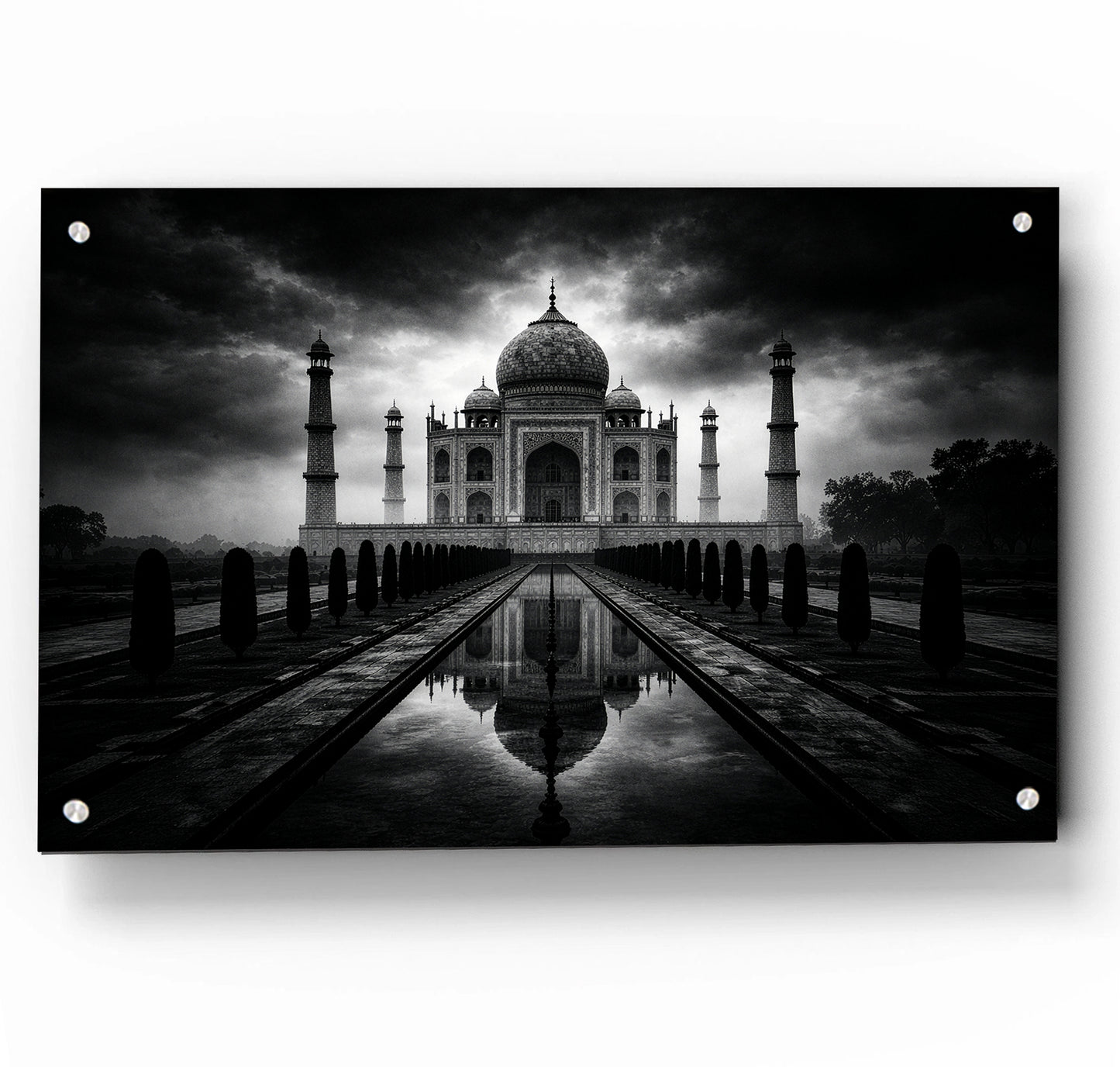 B&W Tah Mahal