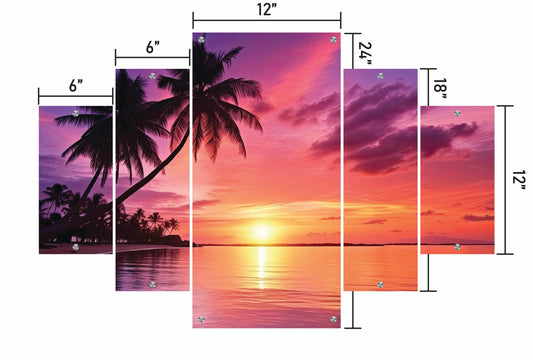 Tropical Sunset Original
