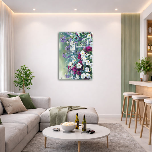 Vintage Garden-Chickadee