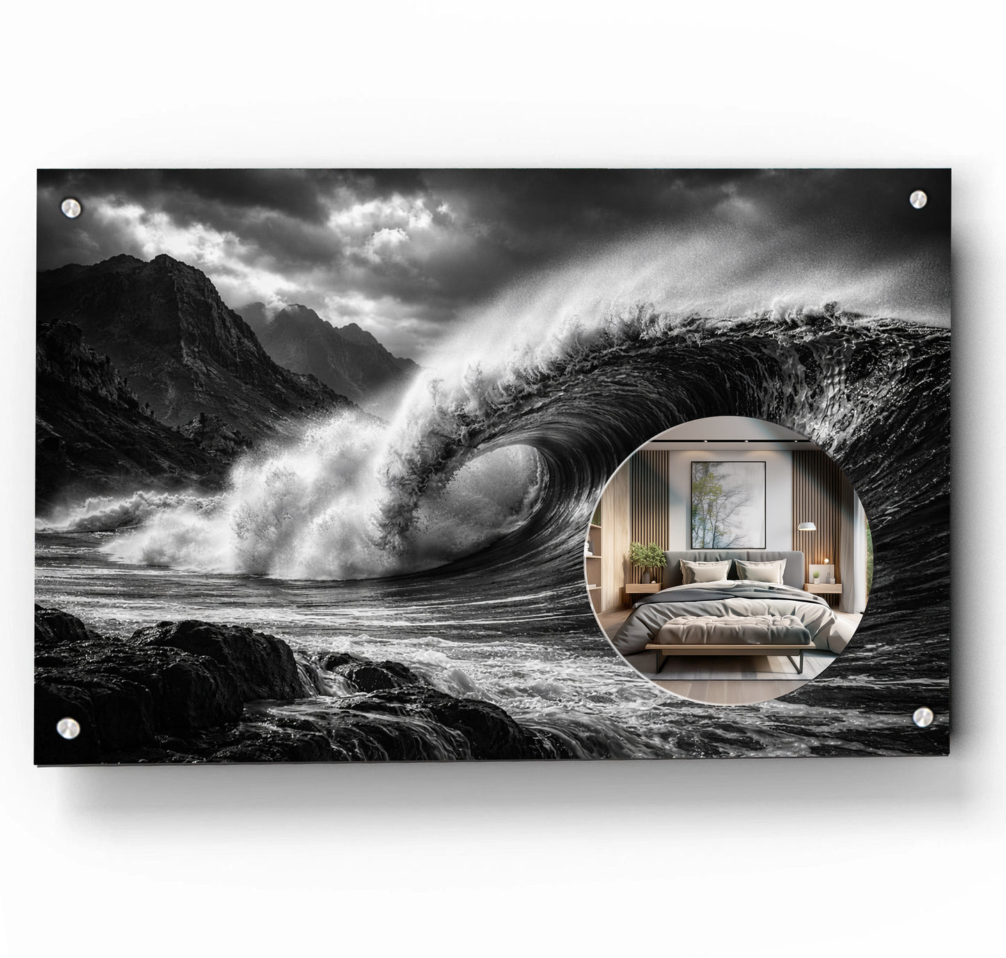 Black Wave w/ Mirror