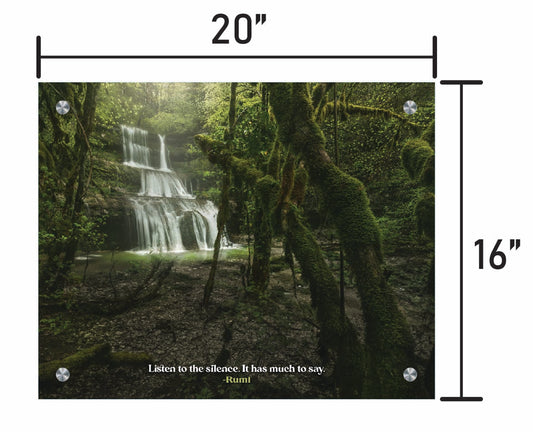 Whispering Falls  w/ Quote