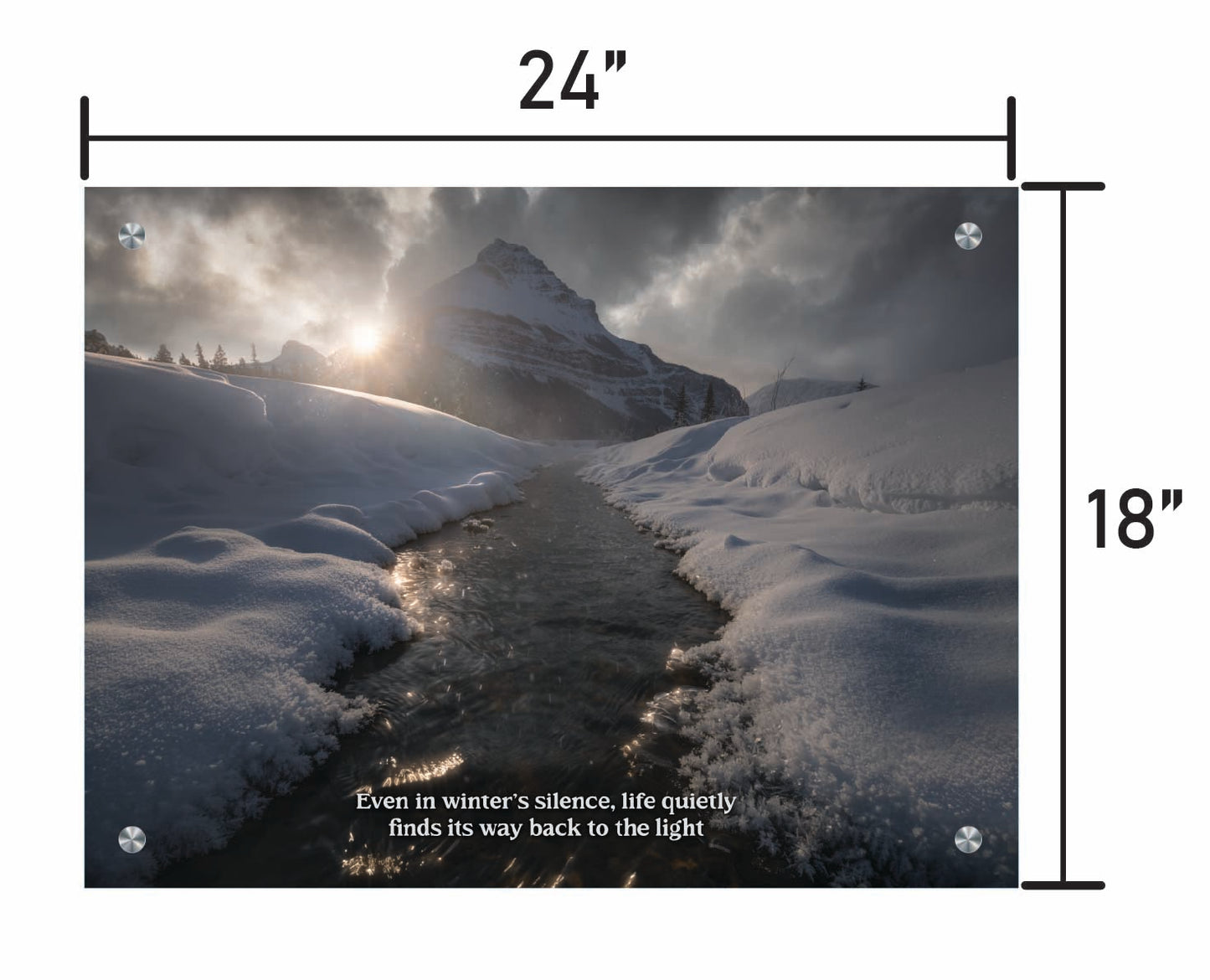 Winters Passage  w/ Quote
