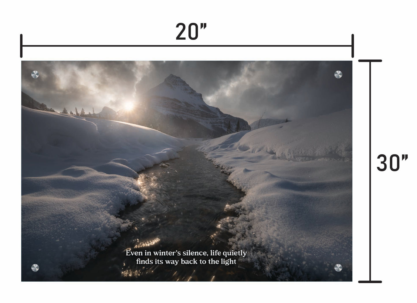 Winters Passage  w/ Quote
