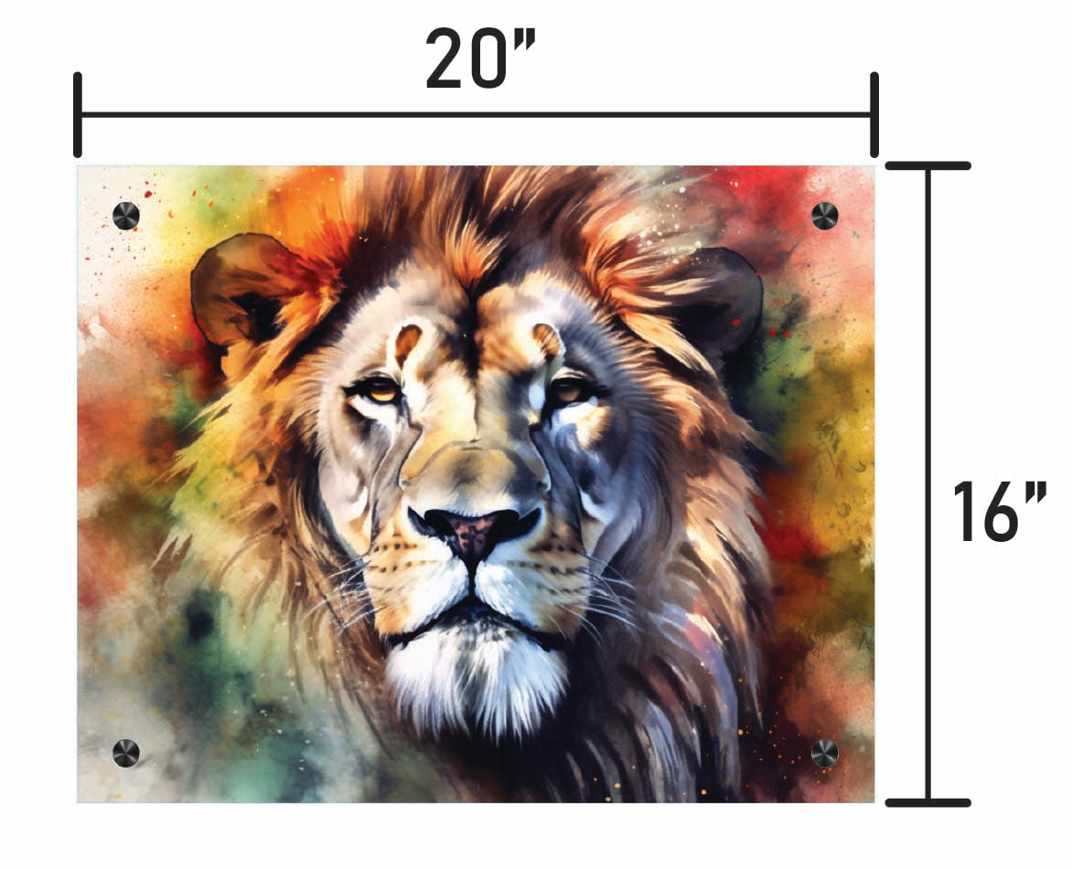 Lion Water Color