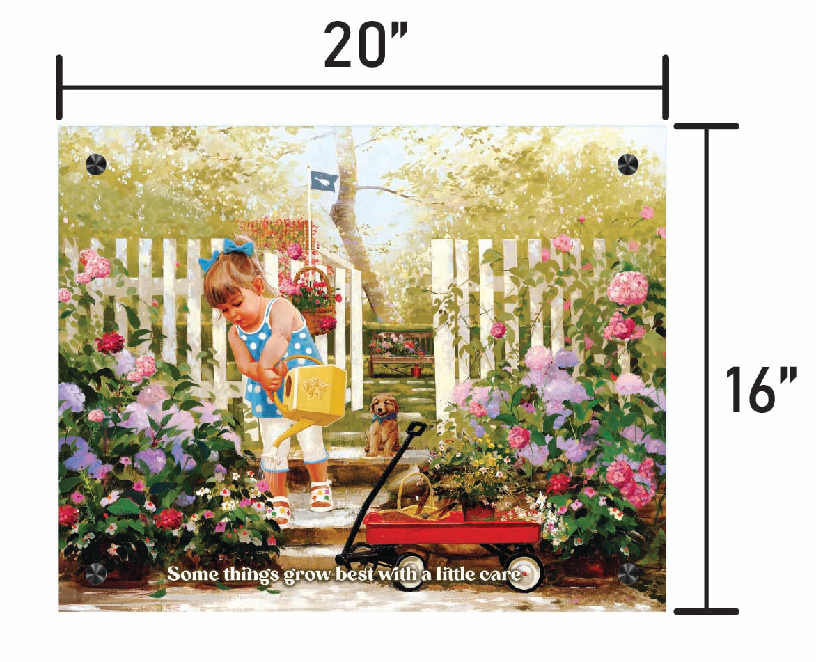 Little Nantucket Gardener w/ Quote