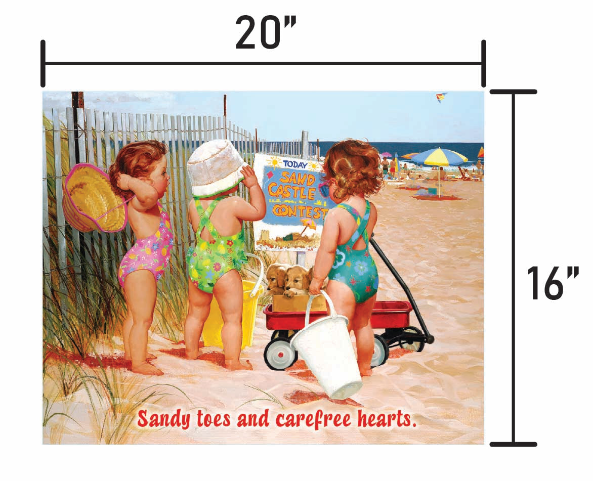 2 Beach Babies w/Quote