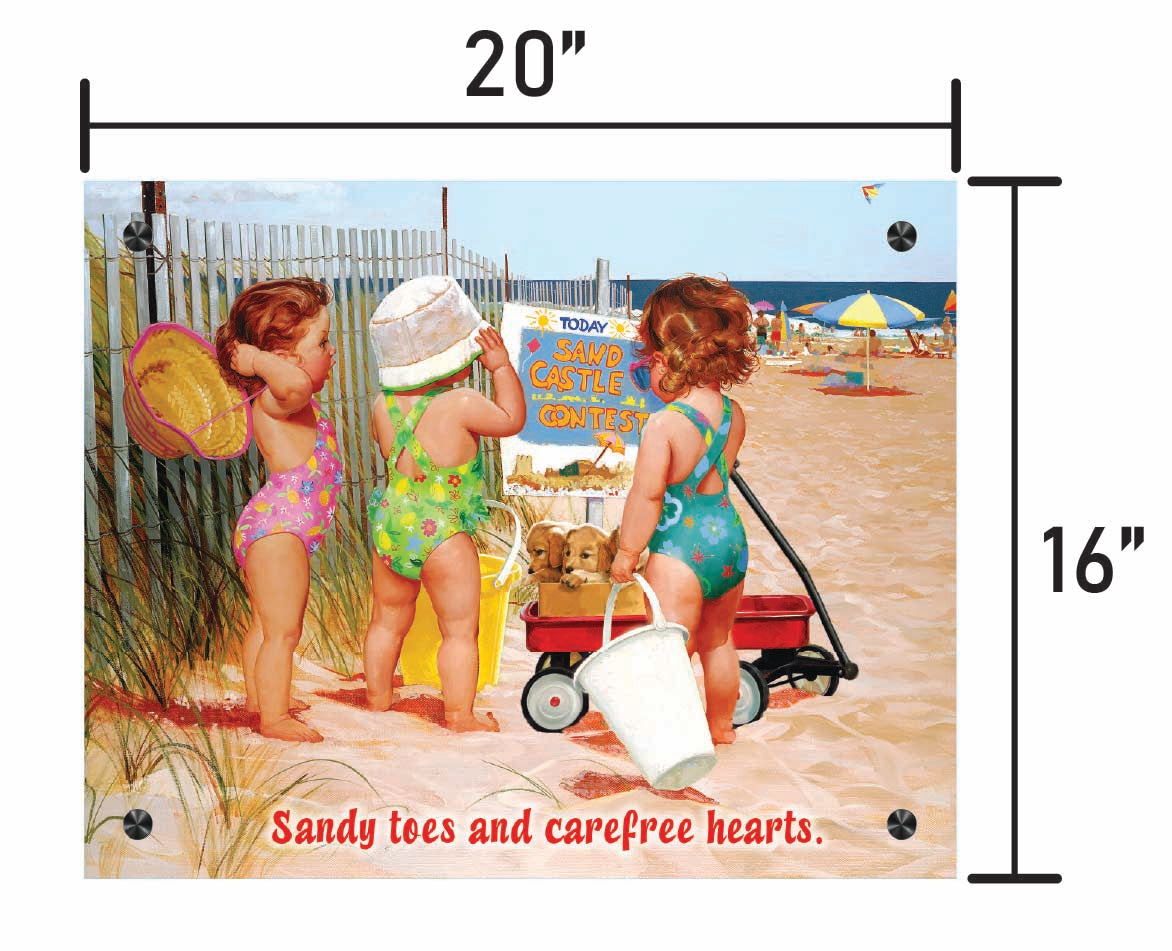 2 Beach Babies w/Quote