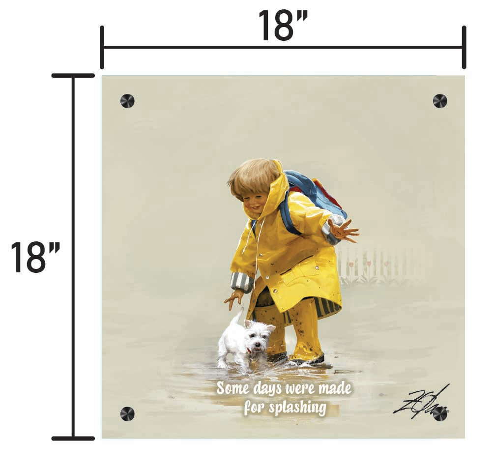 Puddles 'n Splashes w/ Quote