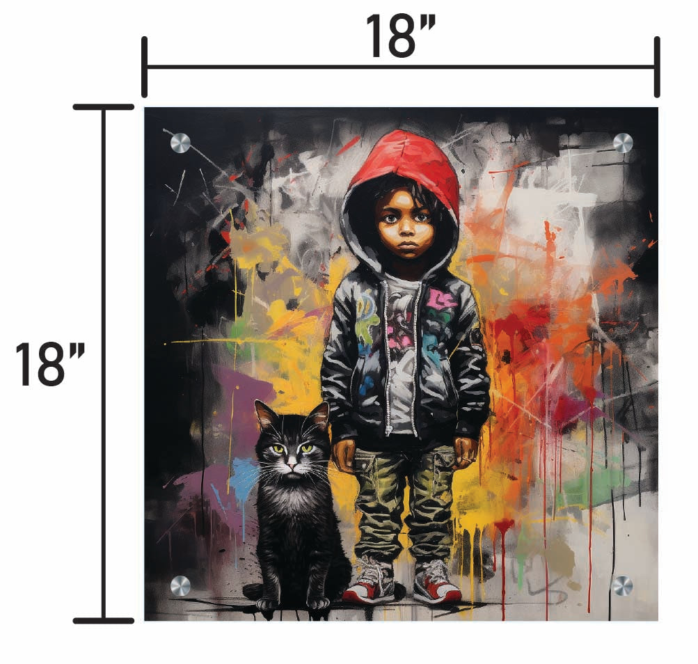 Boy and his Cat