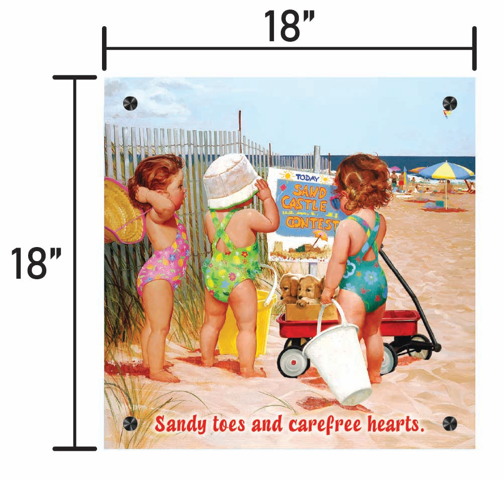 2 Beach Babies w/Quote