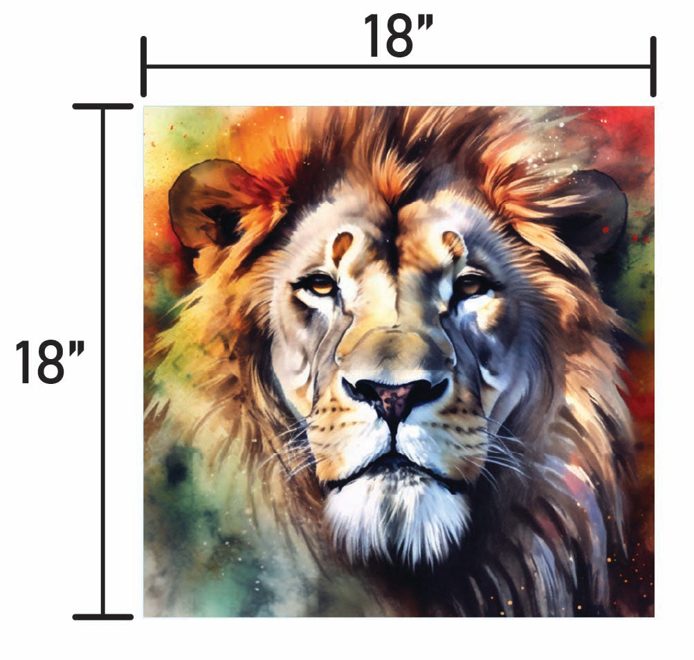 Lion Water Color