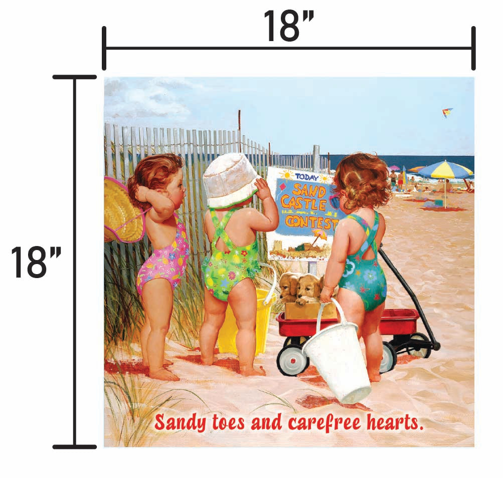 2 Beach Babies w/Quote