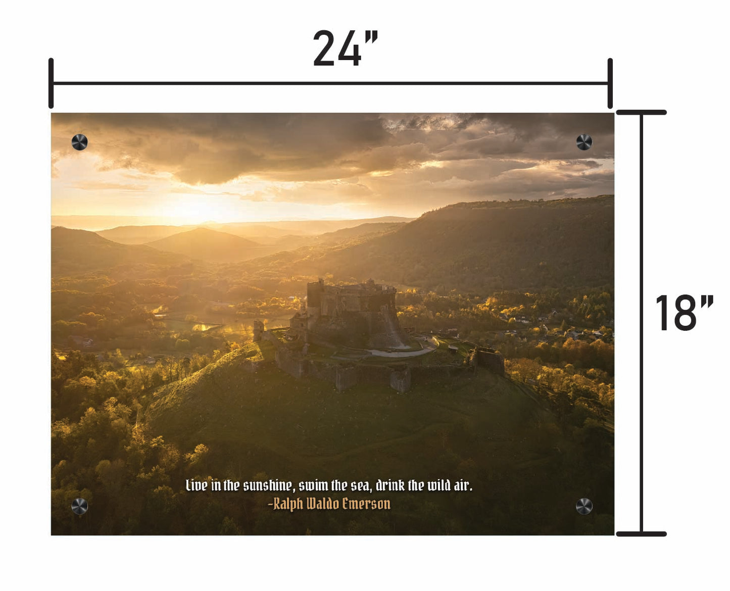 Beneath a Golden Sky  w/ Quote