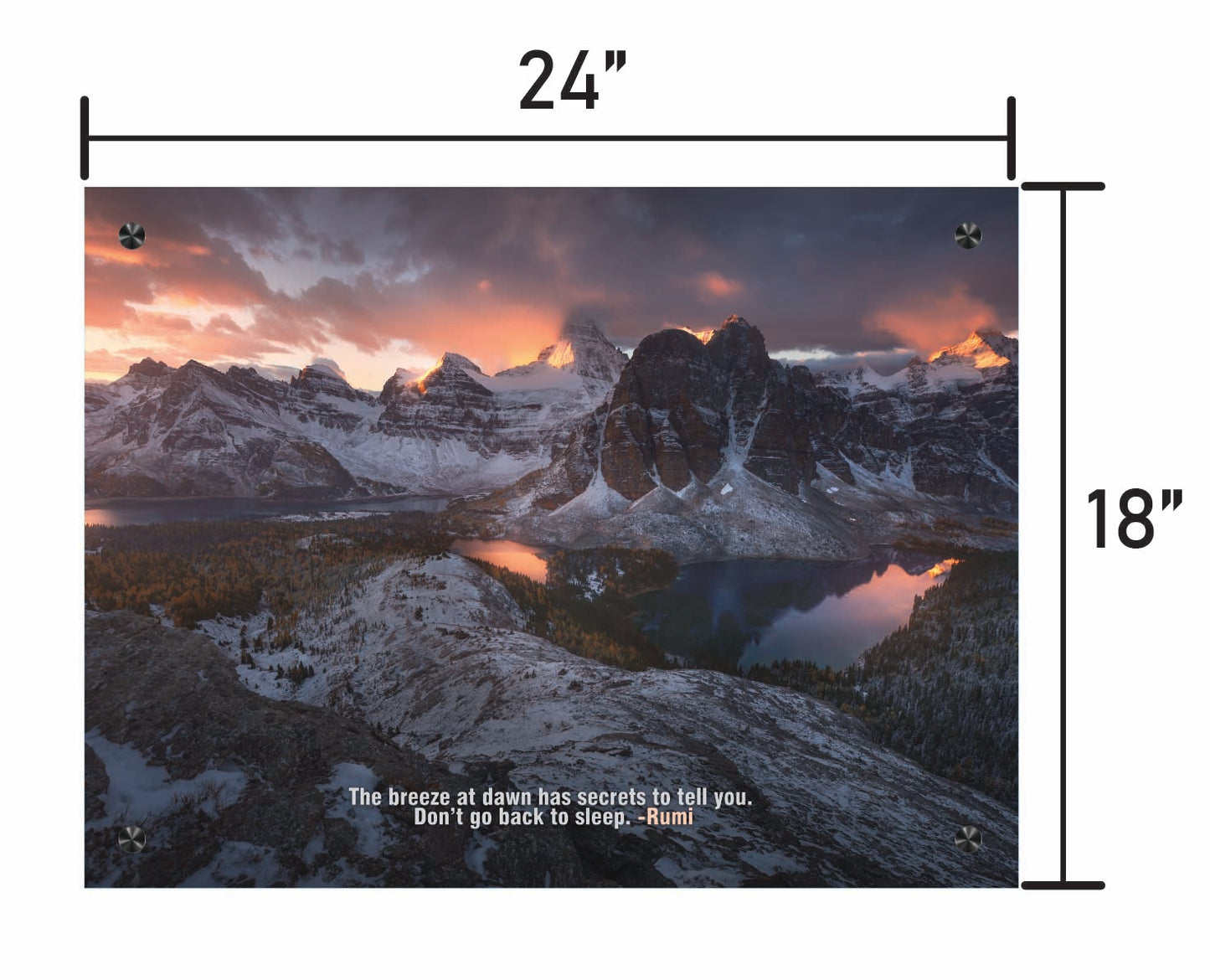 Morning Radiance  w/ Quote