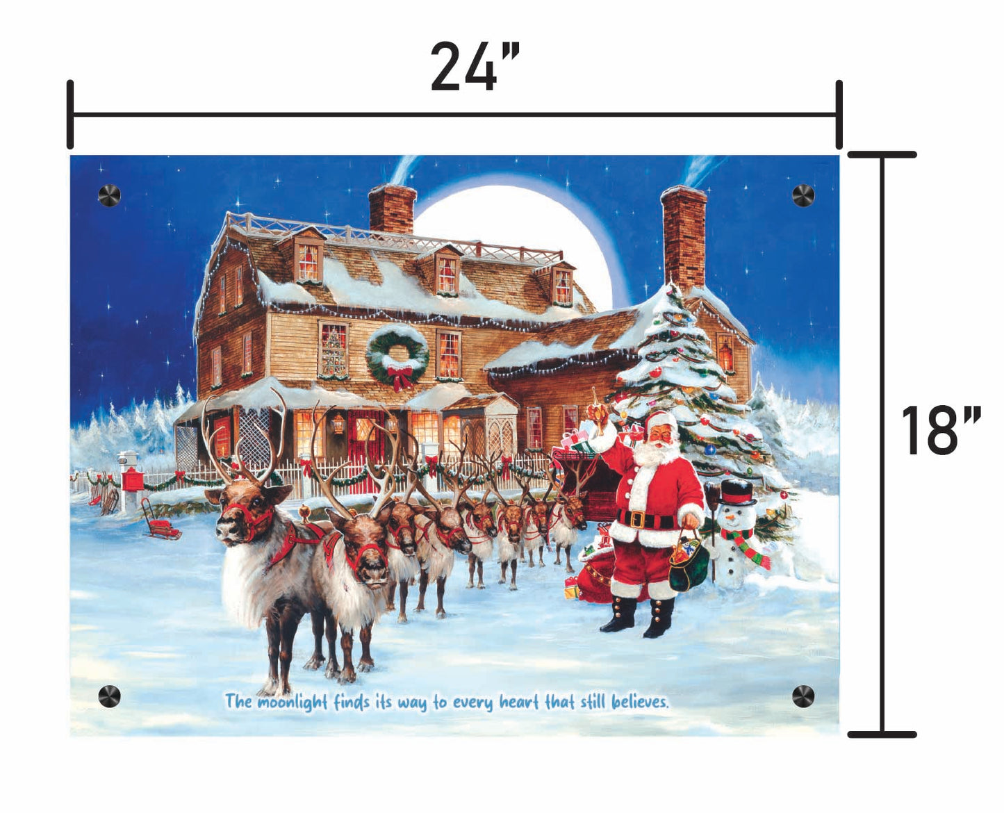 Santa's Moonlit Visit