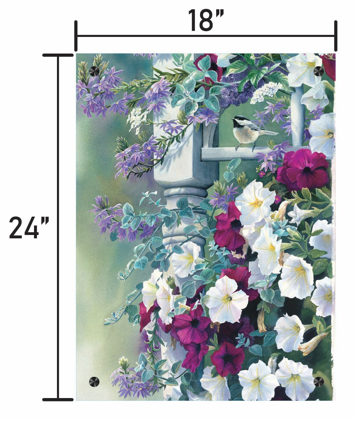 Vintage Garden-Chickadee