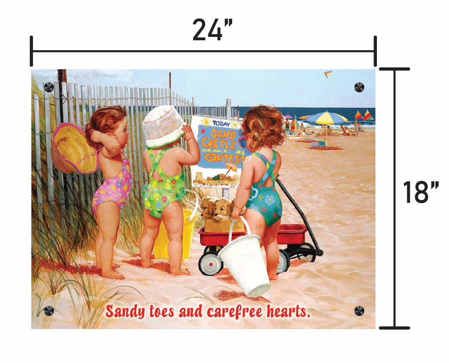 2 Beach Babies w/Quote