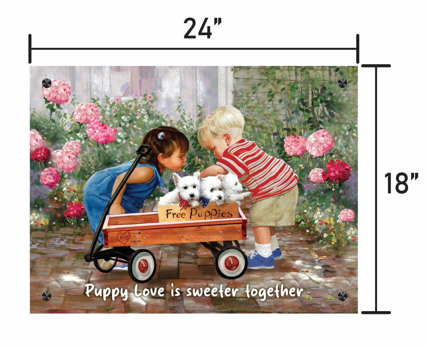 Puppy Pals w/Quote