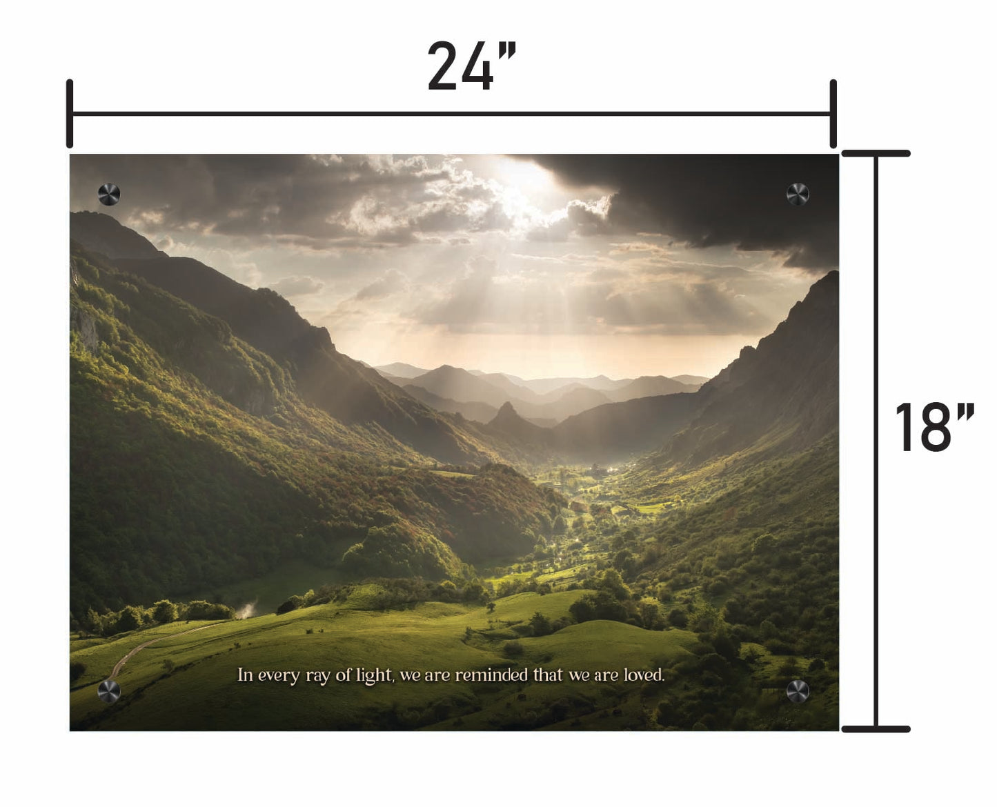 Heaven's Embrace  w/ Quote