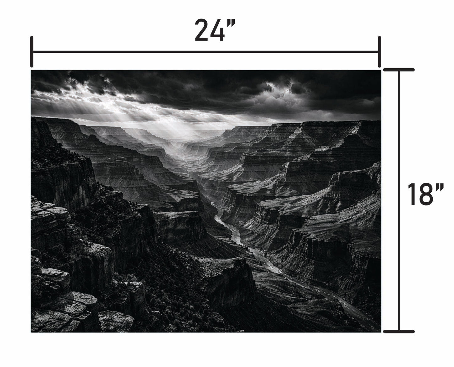 B&W Gran Canyon