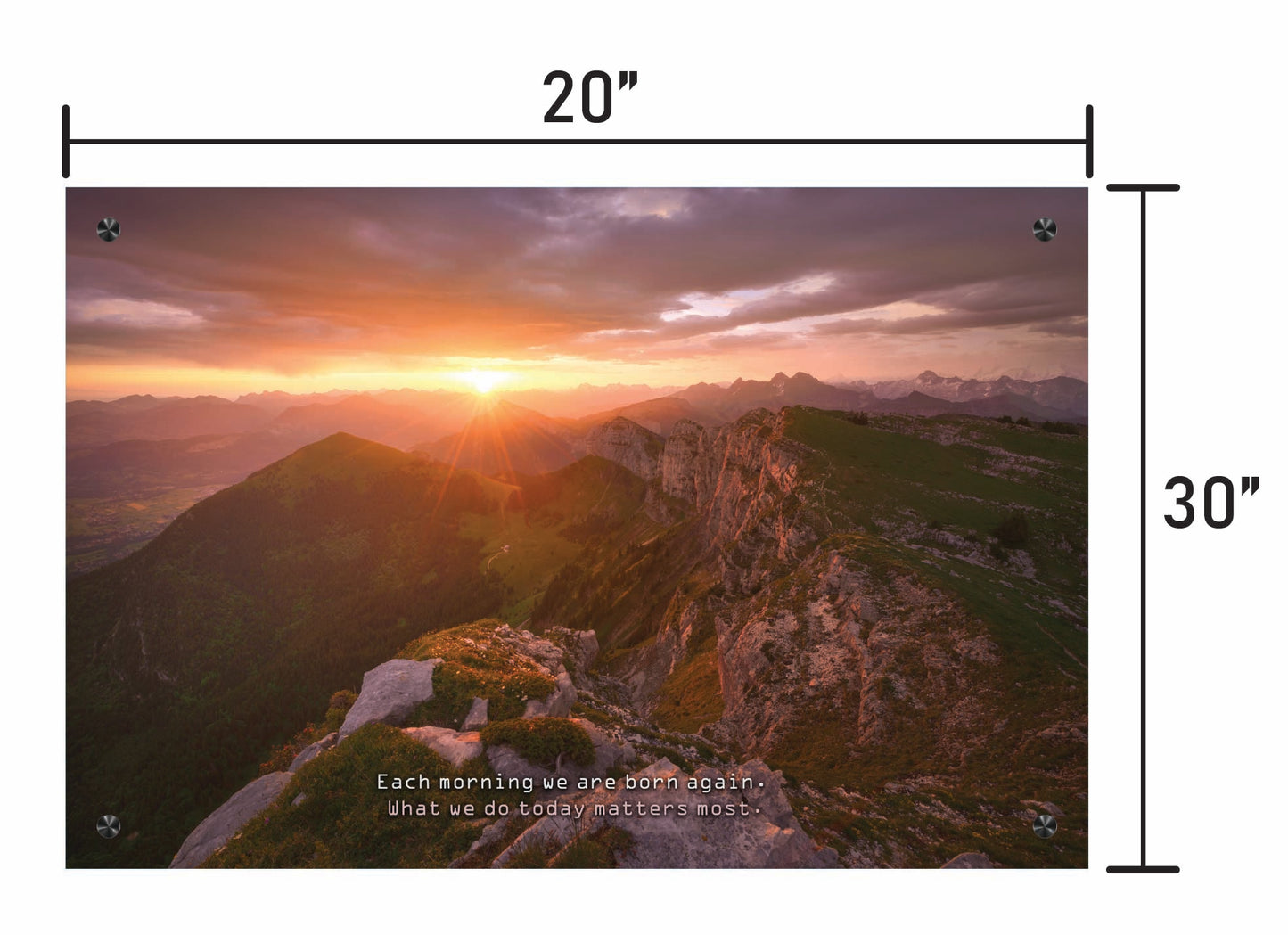 Light of Dawn  w/ Quote