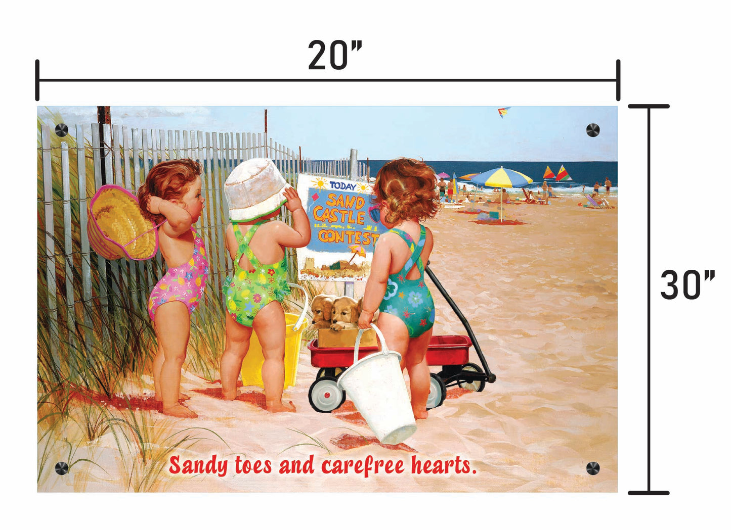 2 Beach Babies w/Quote