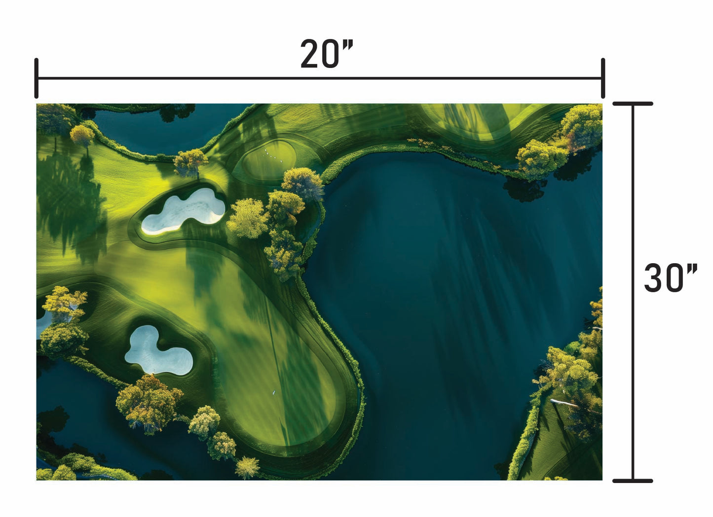 Golf Course Over Head