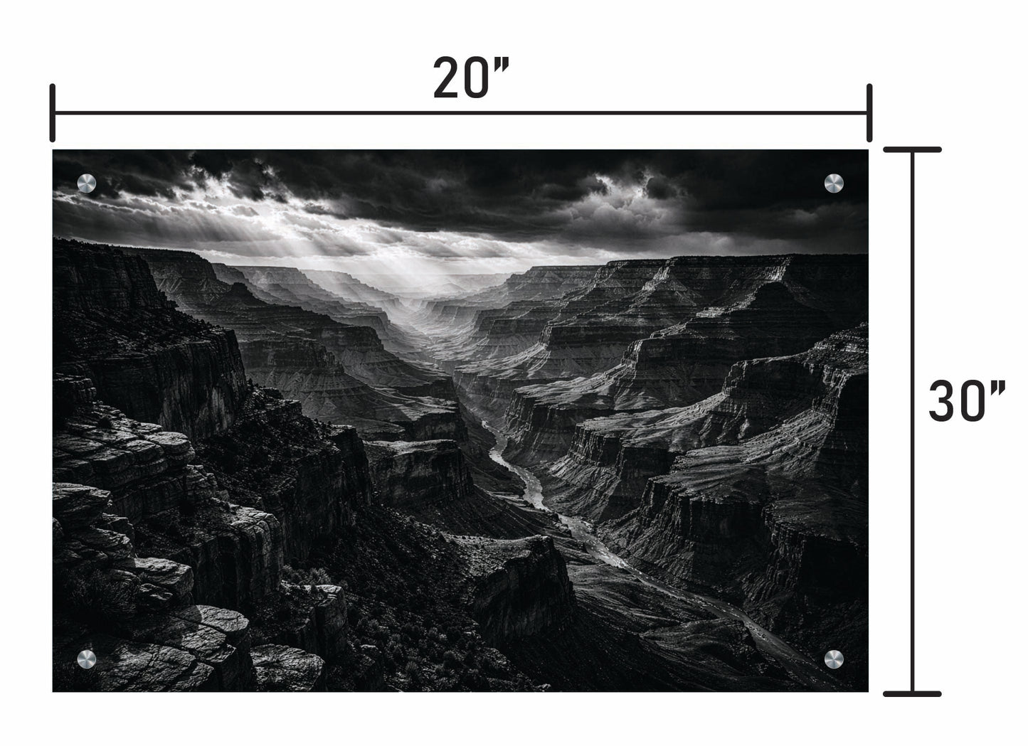 B&W Gran Canyon
