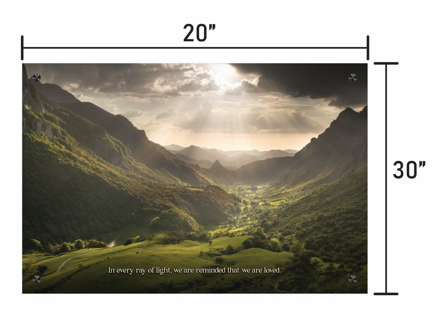 Heaven's Embrace  w/ Quote