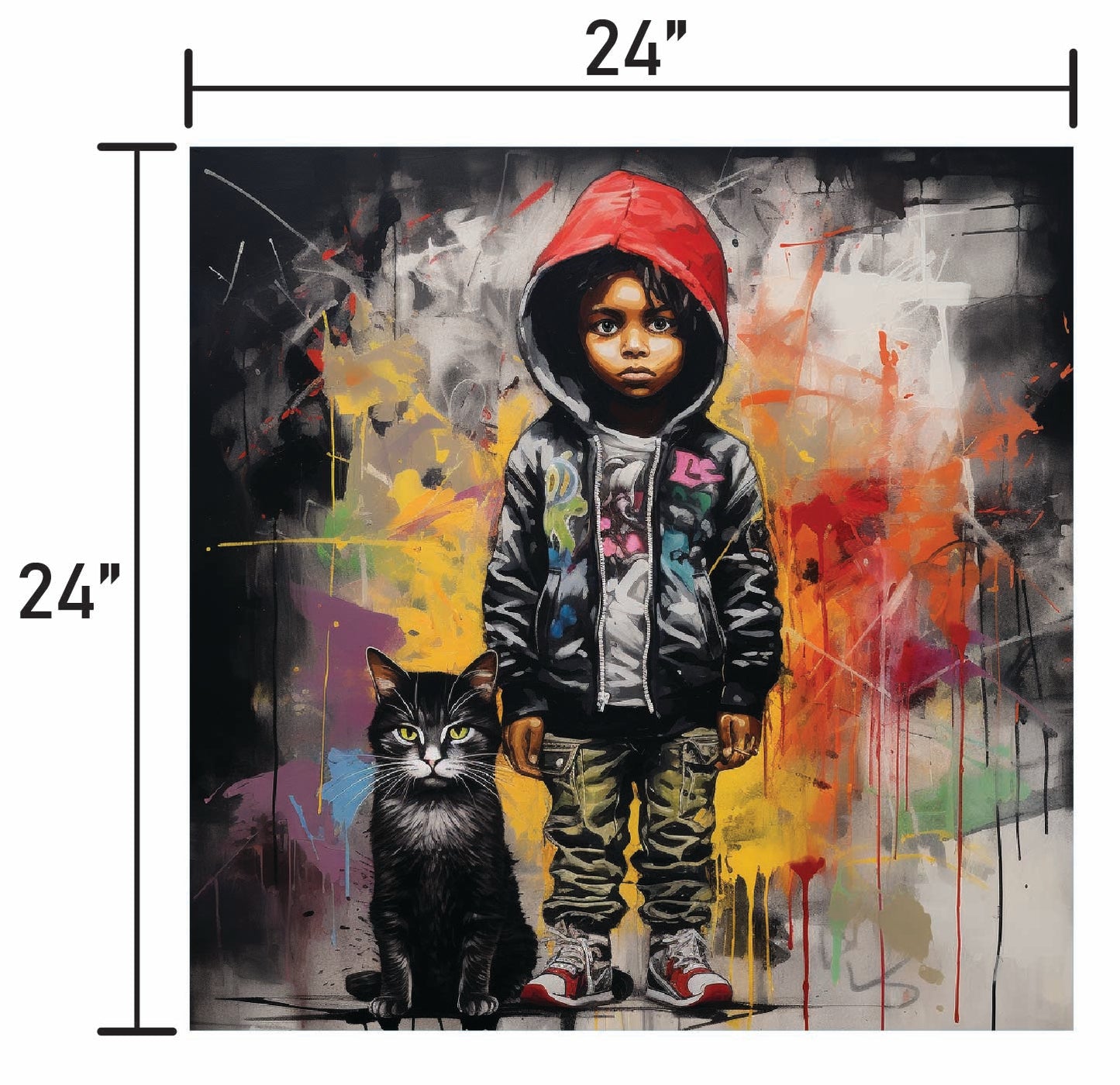 Boy and his Cat