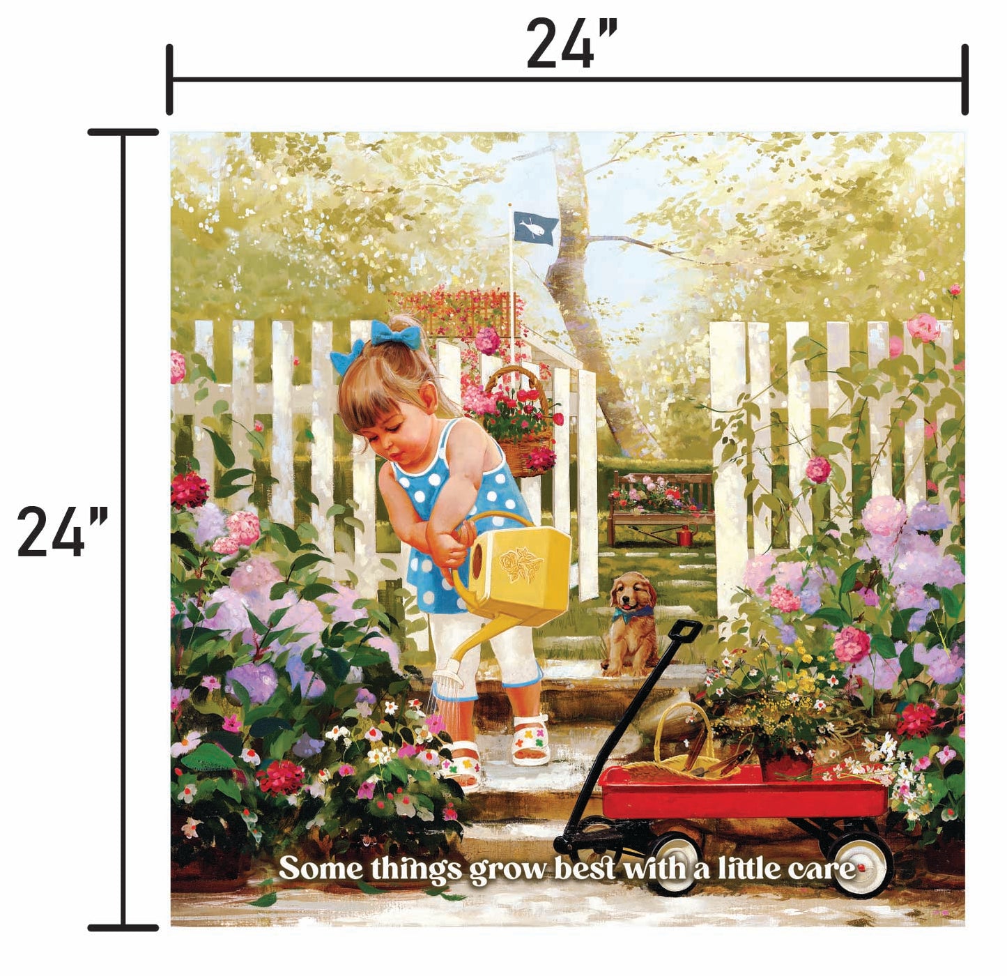 Little Nantucket Gardener w/ Quote