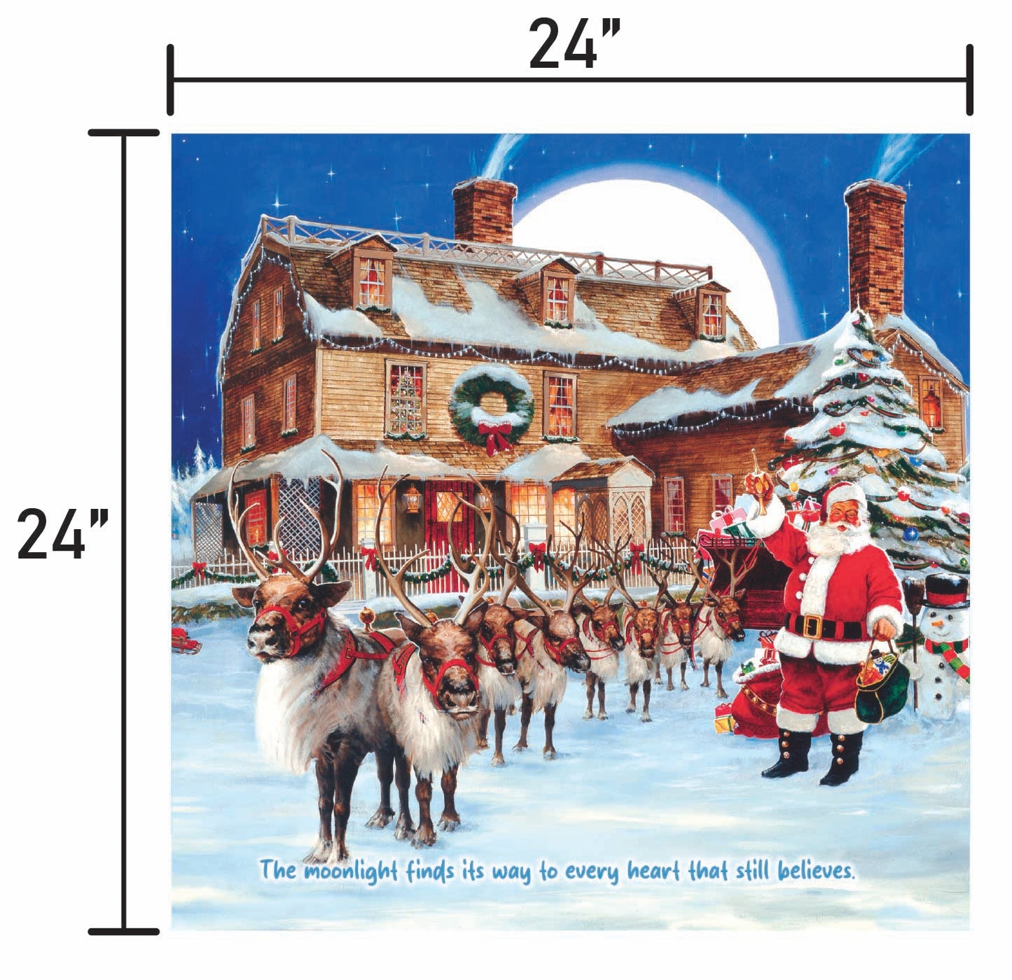 Santa's Moonlit Visit